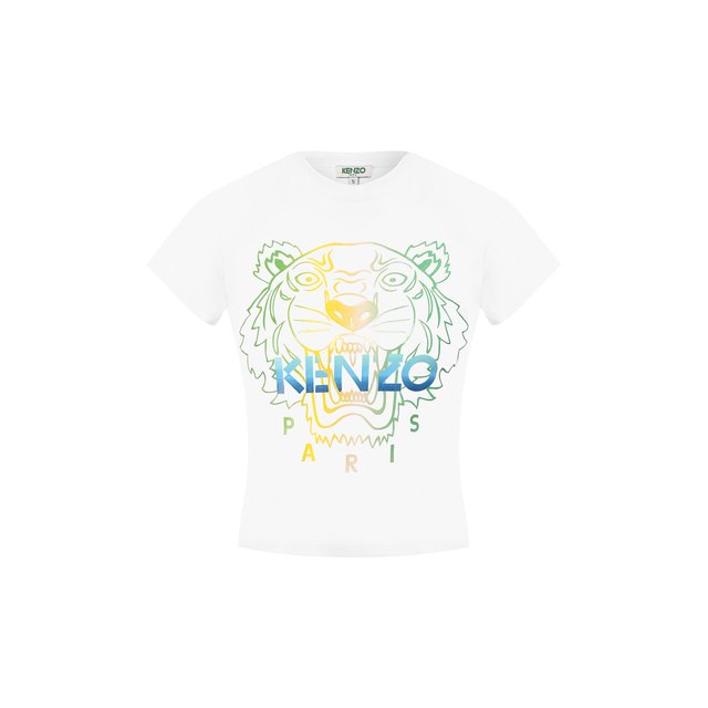 Хлопковая футболка Kenzo 10811865