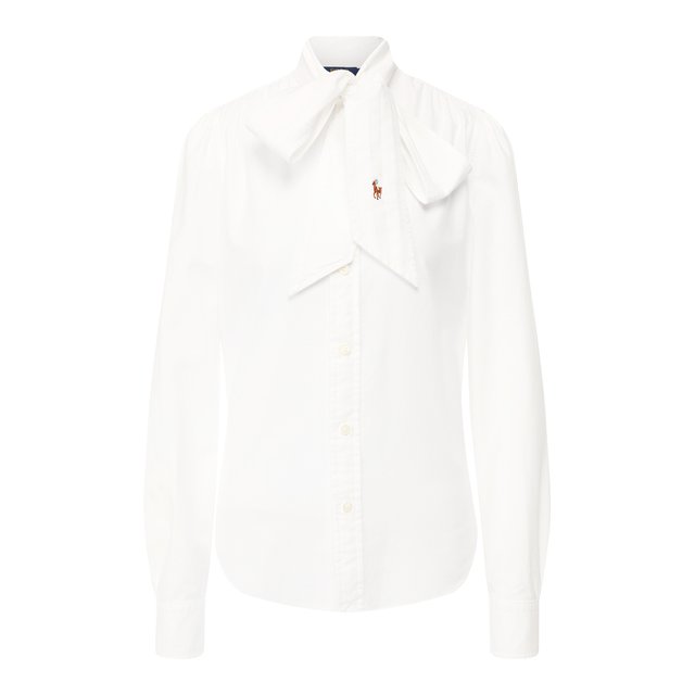 Хлопковая блузка Polo Ralph Lauren 10811917