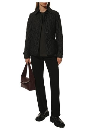 Женская куртка fernleigh BURBERRY черного цвета по цене 59900 руб., арт. 8023320 | Фото 2 Женская куртка fernleigh BURBERRY черного цвета, арт. 8023320 | Фото 2