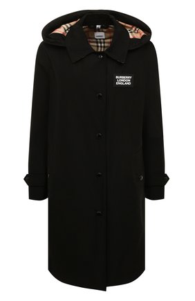 Женский плащ oxclose BURBERRY черного цвета по цене 69600 руб., арт. 8022731 | Фото 1 Женский плащ oxclose BURBERRY черного цвета, арт. 8022731 | Фото 1