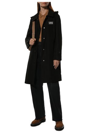 Женский плащ oxclose BURBERRY черного цвета по цене 69600 руб., арт. 8022731 | Фото 2 Женский плащ oxclose BURBERRY черного цвета, арт. 8022731 | Фото 2