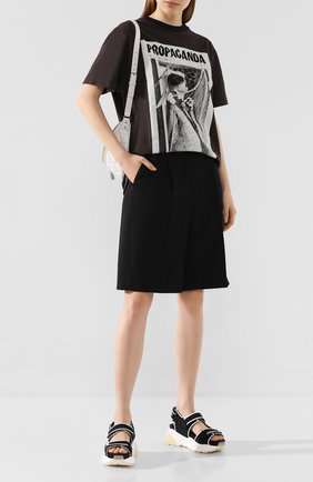 Женские шорты ACNE STUDIOS черного цвета по цене 26200 руб., арт. AE0018/W | Фото 2 Женские шорты ACNE STUDIOS черного цвета, арт. AE0018/W | Фото 2