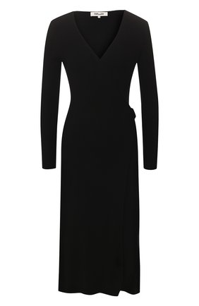 Женское шерстяное платье DIANE VON FURSTENBERG черного цвета по цене 42250 руб., арт. 13758DVF | Фото 1 Женское шерстяное платье DIANE VON FURSTENBERG черного цвета, арт. 13758DVF | Фото 1