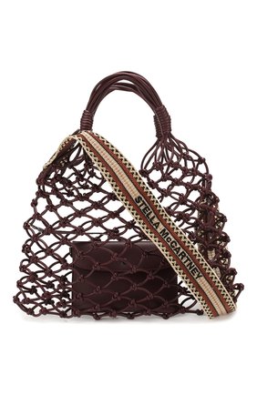 Женская сумка-тоут STELLA MCCARTNEY бордового цвета по цене 57450 руб., арт. 700007/W8635 | Фото 1 Женская сумка-тоут STELLA MCCARTNEY бордового цвета, арт. 700007/W8635 | Фото 1