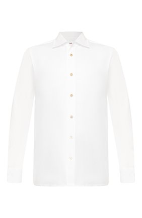 Мужская хлопковая рубашка KITON белого цвета по цене 49950 руб., арт. UMCNERH0721701 | Фото 1 Мужская хлопковая рубашка KITON белого цвета, арт. UMCNERH0721701 | Фото 1 (Рукава: Длинные; Длина (для топов): Стандартные; Материал внешний: Хлопок; Случай: Повседневный; Воротник: Кент; Мужское Кросс-КТ: Рубашка-одежда; Принт: Однотонные; Манжеты: На пуговицах; Региональные ограничения белый список (Axapta Mercury): RU)