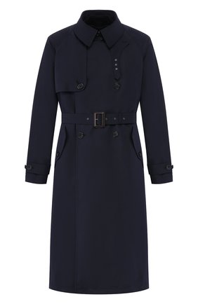 Мужской тренч GIORGIO ARMANI темно-синего цвета по цене 221500 руб., арт. 0SG0T00T/T01MF | Фото 1 Мужской тренч GIORGIO ARMANI темно-синего цвета, арт. 0SG0T00T/T01MF | Фото 1