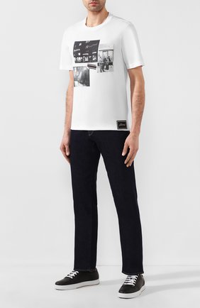 Мужские джинсы GIORGIO ARMANI темно-синего цвета по цене 31500 руб., арт. 3HSJ65/SDF6Z | Фото 2 Мужские джинсы GIORGIO ARMANI темно-синего цвета, арт. 3HSJ65/SDF6Z | Фото 2