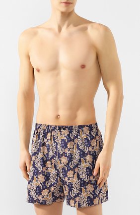 Мужские хлопковые боксеры ZIMMERLI темно-синего цвета по цене 6160 руб., арт. 4756-75101 | Фото 2 Мужские хлопковые боксеры ZIMMERLI темно-синего цвета, арт. 4756-75101 | Фото 2
