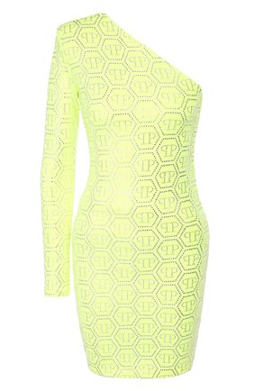 Женское платье из вискозы PHILIPP PLEIN желтого цвета по цене 135900 руб., арт. S20C WRG1433 PTE003N | Фото 1 Женское платье из вискозы PHILIPP PLEIN желтого цвета, арт. S20C WRG1433 PTE003N | Фото 1