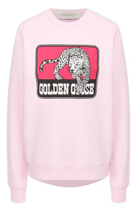 Женская хлопковый свитшот GOLDEN GOOSE DELUXE BRAND розового цвета по цене 24400 руб., арт. G36WP029.S4 | Фото 1 Женская хлопковый свитшот GOLDEN GOOSE DELUXE BRAND розового цвета, арт. G36WP029.S4 | Фото 1