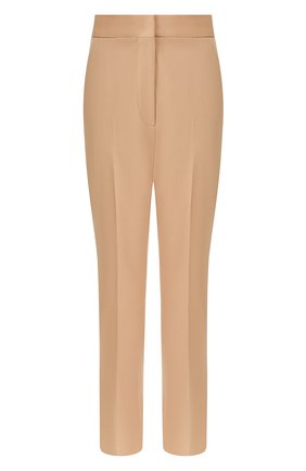 Женские шерстяные брюки STELLA MCCARTNEY бежевого цвета по цене 39950 руб., арт. 529866/SNB48 | Фото 1 Женские шерстяные брюки STELLA MCCARTNEY бежевого цвета, арт. 529866/SNB48 | Фото 1