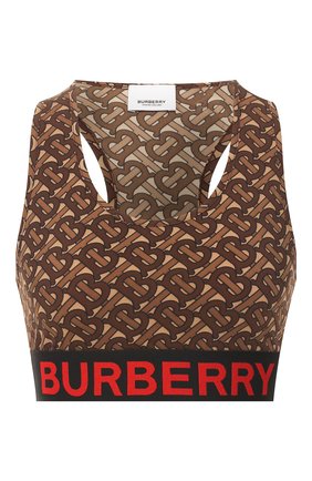 Женская топ BURBERRY коричневого цвета по цене 19300 руб., арт. 8024663 | Фото 1 Женская топ BURBERRY коричневого цвета, арт. 8024663 | Фото 1