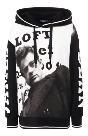 Женский хлопковое худи DOLCE & GABBANA серого цвета по цене 52350 руб., арт. F9F07Z/G7VZH | Фото 1 Женский хлопковое худи DOLCE & GABBANA серого цвета, арт. F9F07Z/G7VZH | Фото 1