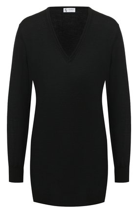 Женский пуловер из смеси кашемира и шелка IL BORGO CASHMERE черного цвета по цене 39700 руб., арт. 51-542G0 | Фото 1 Женский пуловер из смеси кашемира и шелка IL BORGO CASHMERE черного цвета, арт. 51-542G0 | Фото 1 (Рукава: Длинные; Длина (для топов): Стандартные; Материал внешний: Шерсть, Шелк; Стили: Классический, Минимализм, Кэжуэл; Женское Кросс-КТ: Пуловер-одежда)