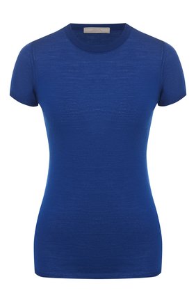 Женская шерстяной топ TAK.ORI синего цвета по цене 28600 руб., арт. TPK60013W0100SS20 | Фото 1 Женская шерстяной топ TAK.ORI синего цвета, арт. TPK60013W0100SS20 | Фото 1