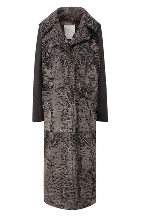 Женское меховое пальто COLOR TEMPERATURE коричневого цвета по цене 1250400 руб., арт. FW18CT1 | Фото 1 Женское меховое пальто COLOR TEMPERATURE коричневого цвета, арт. FW18CT1 | Фото 1