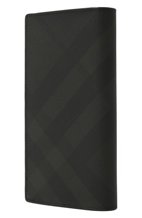 Мужской портмоне BURBERRY темно-серого цвета, арт. 8014479 | Фото 2 (Материал: Экокожа, Текстиль)