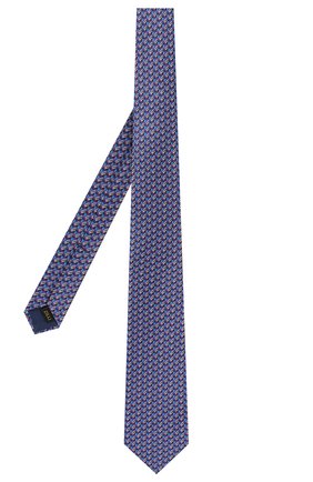 Мужской шелковый галстук ZILLI разноцветного цвета, арт. 50579/TIES | Фото 2 (Материал: Шелк, Текстиль; Принт: С принтом; Региональные ограничения белый список (Axapta Mercury): RU)