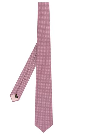Мужской шелковый галстук ZILLI розового цвета, арт. 50503/TIES | Фото 2 (Материал: Текстиль, Шелк; Принт: С принтом; Региональные ограничения белый список (Axapta Mercury): RU)