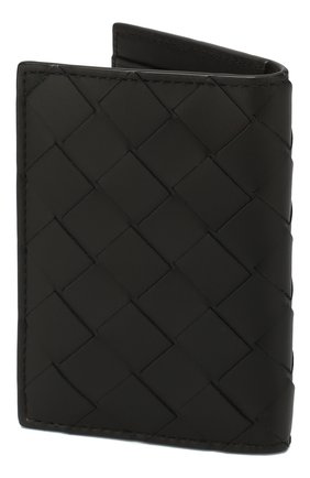 Мужской кожаный футляр для кредитных карт BOTTEGA VENETA черного цвета по цене 28000 руб., арт. 592619/VCPQ4 | Фото 2 Мужской кожаный футляр для кредитных карт BOTTEGA VENETA черного цвета, арт. 592619/VCPQ4 | Фото 2