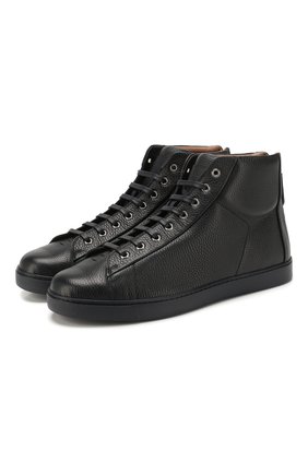 Мужские кожаные кеды GIANVITO ROSSI темно-синего цвета по цене 54950 руб., арт. S28240.M1DEN.B0XDENI | Фото 1 Мужские кожаные кеды GIANVITO ROSSI темно-синего цвета, арт. S28240.M1DEN.B0XDENI | Фото 1