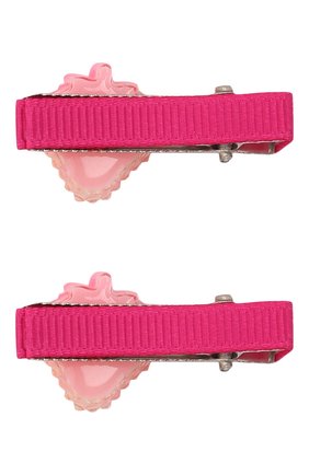 Детская комплект из 2-х заколок shiny strawberry JUNEFEE розового цвета по цене 950 руб., арт. 5891 | Фото 2 Детская комплект из 2-х заколок shiny strawberry JUNEFEE розового цвета, арт. 5891 | Фото 2