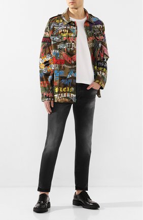 Мужские джинсы PHILIPP PLEIN серого цвета по цене 36240 руб., арт. S20C MDT2145 PDE004N | Фото 2 Мужские джинсы PHILIPP PLEIN серого цвета, арт. S20C MDT2145 PDE004N | Фото 2