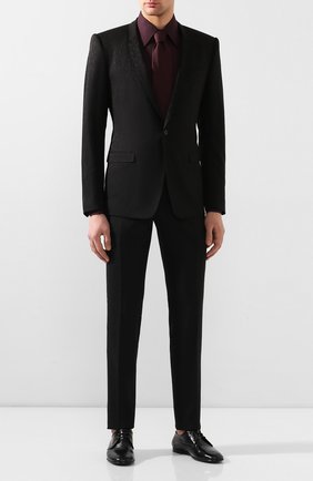 Мужская хлопковая сорочка DOLCE & GABBANA бордового цвета по цене 29950 руб., арт. G5GW0T/FJ5GG | Фото 2 Мужская хлопковая сорочка DOLCE & GABBANA бордового цвета, арт. G5GW0T/FJ5GG | Фото 2
