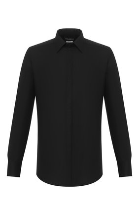 Мужская хлопковая сорочка DOLCE & GABBANA черного цвета по цене 33050 руб., арт. G5GB3T/FJ5GF | Фото 1 Мужская хлопковая сорочка DOLCE & GABBANA черного цвета, арт. G5GB3T/FJ5GF | Фото 1