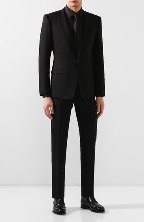 Мужская хлопковая сорочка DOLCE & GABBANA черного цвета по цене 33050 руб., арт. G5GB3T/FJ5GF | Фото 2 Мужская хлопковая сорочка DOLCE & GABBANA черного цвета, арт. G5GB3T/FJ5GF | Фото 2