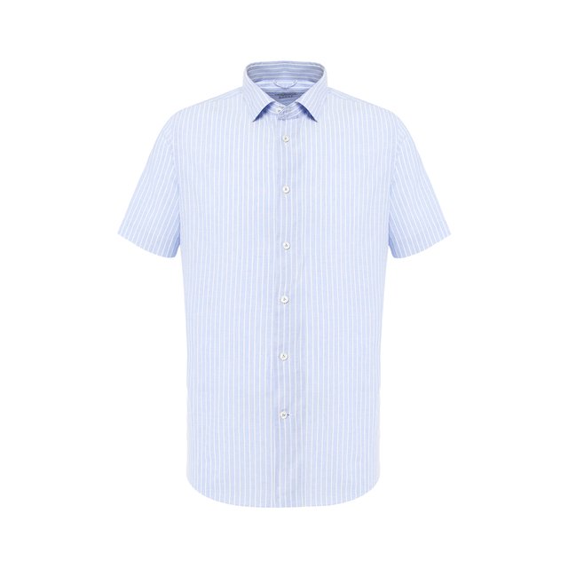 Рубашка из смеси хлопка и льна Van Laack 10819224