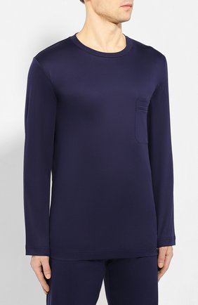 Мужская хлопковая пижама ZIMMERLI темно-синего цвета по цене 29500 руб., арт. 286-96034 | Фото 2 Мужская хлопковая пижама ZIMMERLI темно-синего цвета, арт. 286-96034 | Фото 2