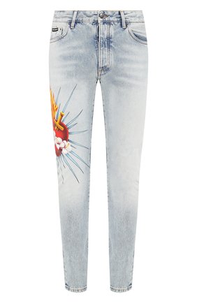 Мужские джинсы PALM ANGELS голубого цвета по цене 54300 руб., арт. PMYA012S203430188588 | Фото 1 Мужские джинсы PALM ANGELS голубого цвета, арт. PMYA012S203430188588 | Фото 1