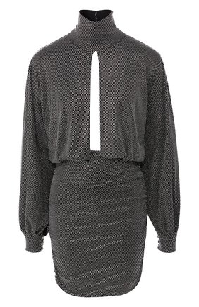 Женское платье PHILIPP PLEIN серебряного цвета по цене 203850 руб., арт. S20C WRG1450 PTE003N | Фото 1 Женское платье PHILIPP PLEIN серебряного цвета, арт. S20C WRG1450 PTE003N | Фото 1