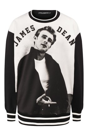 Женский хлопковый свитшот DOLCE & GABBANA серого цвета по цене 49950 руб., арт. F9C85T/FI7SY | Фото 1 Женский хлопковый свитшот DOLCE & GABBANA серого цвета, арт. F9C85T/FI7SY | Фото 1