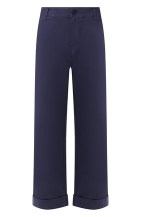 Женские хлопковые брюки J BRAND синего цвета по цене 29950 руб., арт. JB002661 | Фото 1 Женские хлопковые брюки J BRAND синего цвета, арт. JB002661 | Фото 1