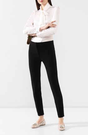 Женские текстильные балетки rainbow lace DOLCE & GABBANA белого цвета по цене 51750 руб., арт. CP0010/AL198 | Фото 2 Женские текстильные балетки rainbow lace DOLCE & GABBANA белого цвета, арт. CP0010/AL198 | Фото 2