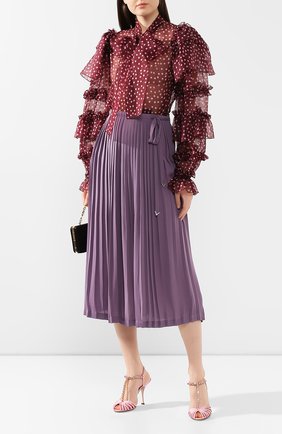Женские текстильные босоножки bette DOLCE & GABBANA розового цвета по цене 71600 руб., арт. CR0963/A7630 | Фото 2 Женские текстильные босоножки bette DOLCE & GABBANA розового цвета, арт. CR0963/A7630 | Фото 2