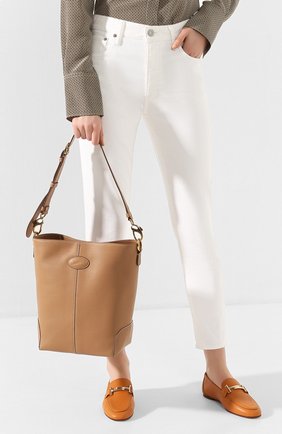 Женская сумка TOD’S бежевого цвета по цене 136500 руб., арт. XBWDBAE0200XPA | Фото 2 Женская сумка TOD’S бежевого цвета, арт. XBWDBAE0200XPA | Фото 2