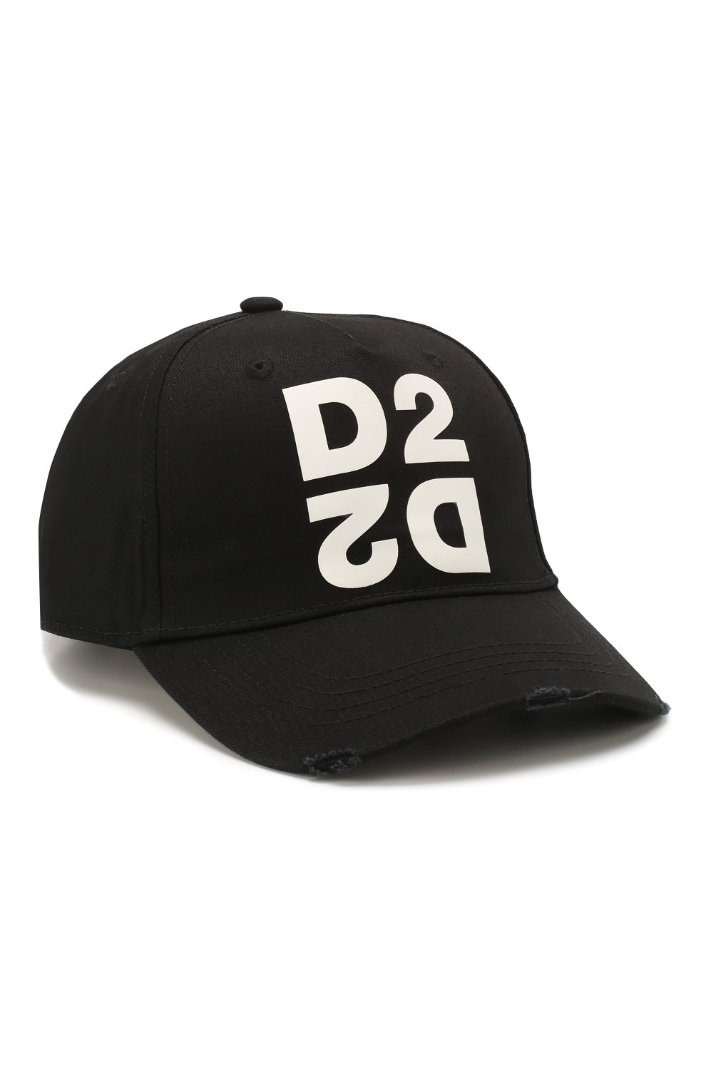 Мужской хлопковая бейсболка DSQUARED2 черного цвета, арт. BCM0265 05C00001 | Фото 1