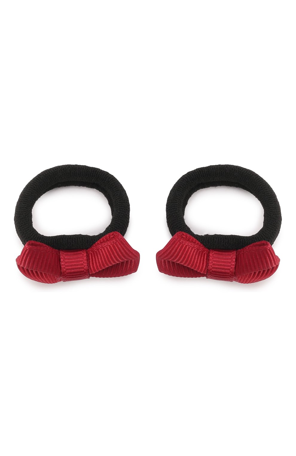 Детская комплект из 2-х резинок small bow JUNEFEE красного цвета, арт. 5704 | Фото 1
