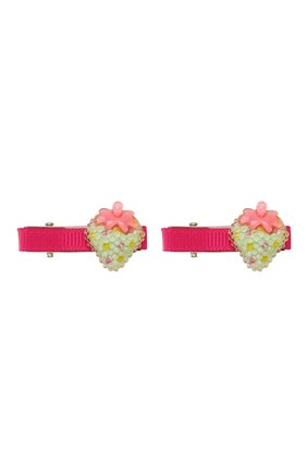 Детская комплект из 2-х заколок shiny strawberry JUNEFEE разноцветного цвета по цене 950 руб., арт. 6118 | Фото 1 Детская комплект из 2-х заколок shiny strawberry JUNEFEE разноцветного цвета, арт. 6118 | Фото 1