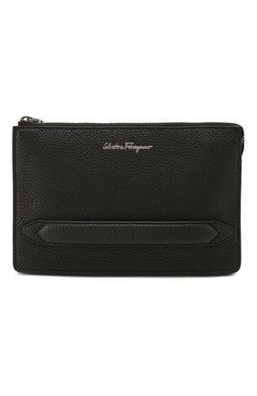 Мужская кожаная борсетка SALVATORE FERRAGAMO черного цвета по цене 48250 руб., арт. Z-0670387 | Фото 1 Мужская кожаная борсетка SALVATORE FERRAGAMO черного цвета, арт. Z-0670387 | Фото 1