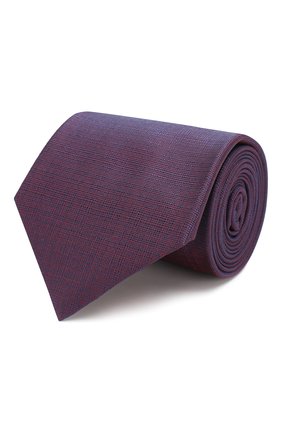 Мужской шелковый галстук BRIONI фиолетового цвета, арт. 062H00/P9445 | Фото 1 (Материал: Шелк, Текстиль; Принт: Без принта; Региональные ограничения белый список (Axapta Mercury): RU)