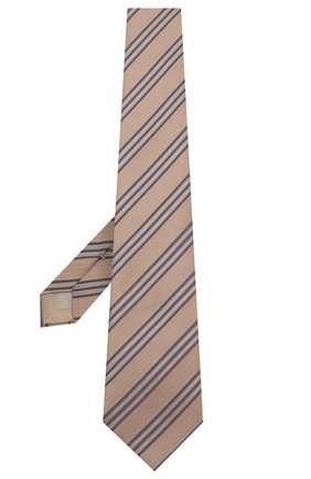 Мужской шелковый галстук BRIONI бежевого цвета, арт. 062H00/P9481 | Фото 2 (Материал: Текстиль, Шелк; Принт: С принтом; Региональные ограничения белый список (Axapta Mercury): RU)