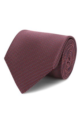 Мужской шелковый галстук BRIONI красного цвета, арт. 062H00/P9486 | Фото 1 (Материал: Текстиль, Шелк; Принт: С принтом; Региональные ограничения белый список (Axapta Mercury): RU)