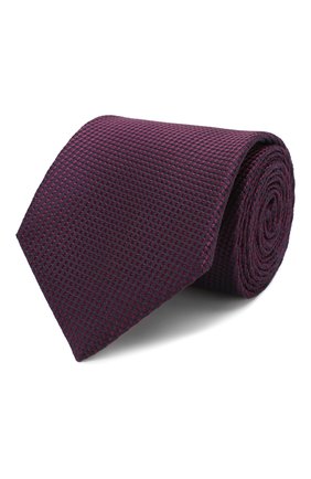 Мужской шелковый галстук BRIONI фиолетового цвета, арт. 062H00/P9487 | Фото 1 (Материал: Шелк, Текстиль; Принт: С принтом; Региональные ограничения белый список (Axapta Mercury): RU)