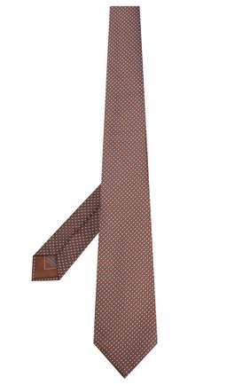 Мужской шелковый галстук BRIONI коричневого цвета по цене 17400 руб., арт. 062H00/P9488 | Фото 2 Мужской шелковый галстук BRIONI коричневого цвета, арт. 062H00/P9488 | Фото 2