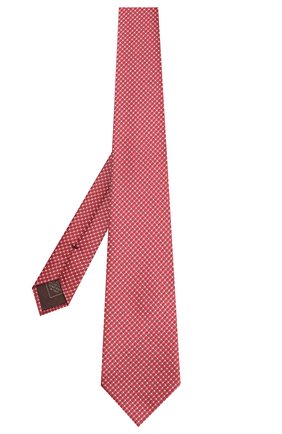 Мужской шелковый галстук BRIONI красного цвета, арт. 062H00/P9488 | Фото 2 (Материал: Текстиль, Шелк; Принт: С принтом; Региональные ограничения белый список (Axapta Mercury): RU)
