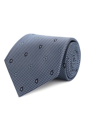 Мужской шелковый галстук BRIONI голубого цвета по цене 17400 руб., арт. 062H00/P9491 | Фото 1 Мужской шелковый галстук BRIONI голубого цвета, арт. 062H00/P9491 | Фото 1
